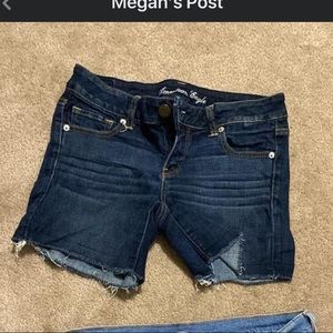 American eagle midi shorts